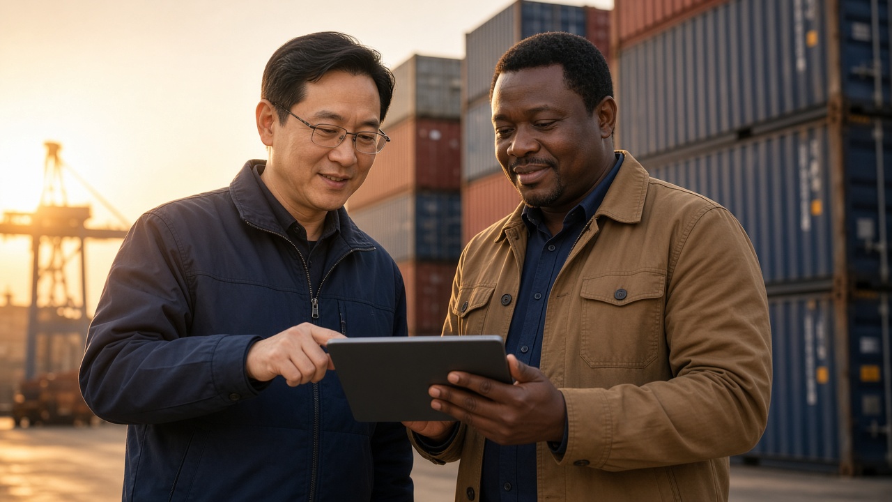 Chinese and Nigerian partners on the China–Nigeria logistics corridor